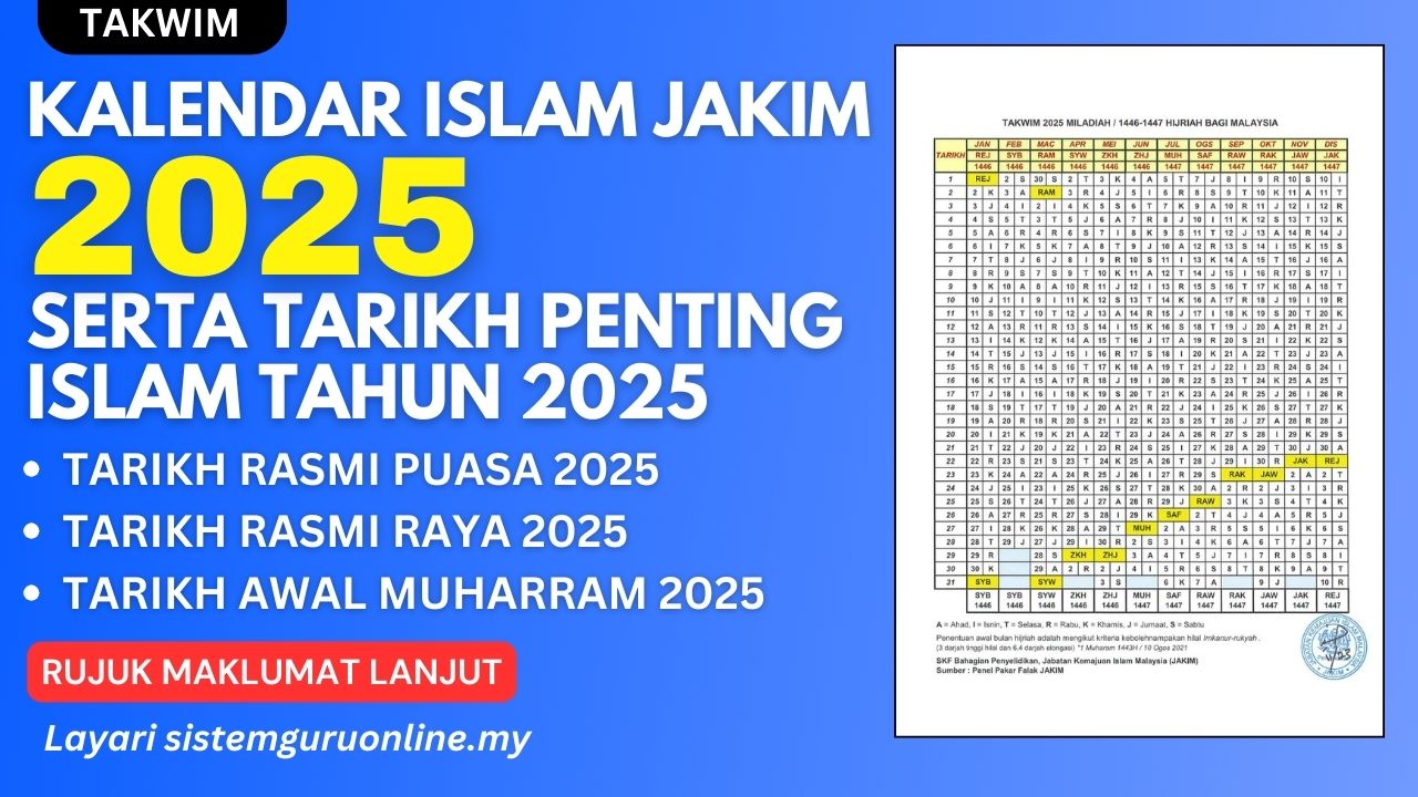 Calendar Islam 2025 Malaysia 