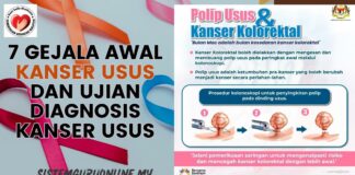 7 Gejala Awal Kanser Usus dan Ujian Diagnosis Kanser Usus