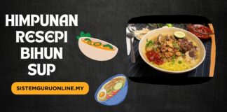 Himpunan Resepi Bihun Sup Simple Yang Pasti Sedap bihun sup