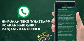 Himpunan Whatsapp Ucapan Hari Guru Panjang dan Pendek