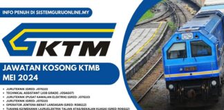 JAWATAN KOSONG KTMB MEI 2024