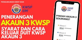 Penerangan Akaun 3 KWSP, Syarat dan Cara Keluar Duit KWSP Akaun 3