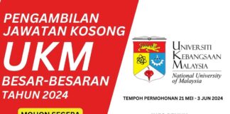 Pengambilan Besar-Besaran Jawatan UKM Mei 2024 Pengambilan Besar-Besaran Jawatan UKM Mei 2024