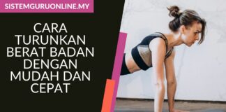 Cara Turunkan Berat Badan Dengan Mudah dan Cepat