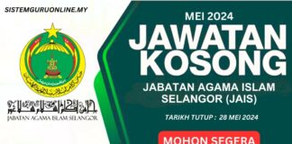 jawatan kosong JAIS mei 2024