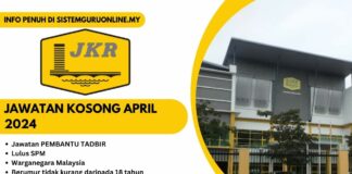 JAWATAN KOSONG JKR JUN 2024