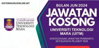 Pengambilan Jawatan UITM Jun 2024 Terbuka Untuk Rakyat Malaysia Pengambilan Jawatan UITM Jun 2024 Terbuka Untuk Rakyat Malaysia
