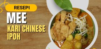 Cara Buat dan Resepi Mee Kari Chinese Ipoh Guna Beberapa Bahan Di Rumah