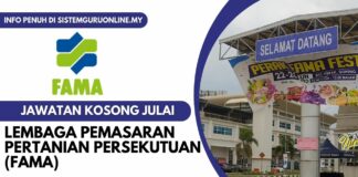 Pengambilan Jawatan FAMA Julai 2024 Jawatan FAMA Julai 2024