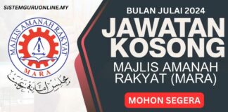 Makluman Pengambilan Jawatan MARA Julai 2024 jawatan MARA julai 2024