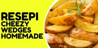 Resepi Cheezy Wedges Homemade