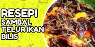 Resepi Sambal Telur Ikan Bilis