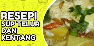 Resepi Sup Telur dan Kentang yang Mudah Guna Beberapa Bahan Resepi Sup Telur dan Kentang yang Mudah Guna Beberapa Bahan