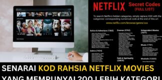 Senarai Kod Netflix Movies yang Mempunyai 200 Lebih Kategori