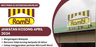 Makluman Jawatan Kosong Ramly Ogos 2024 jawatan kosong Ramly Ogos 2024