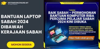 Bantuan Laptop Sabah 2024 Dibawah Kerajaan Sabah – Bantuan Ihsan Komputer Kerajaan (BAIK) Sabah Bantuan Laptop Sabah 2024