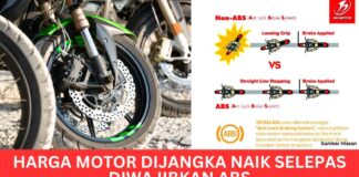 Harga Motor Dijangka Naik RM100-200 Selepas Diwajibkan ABS Harga Motor Dijangka Naik Selepas Diwajibkan ABS
