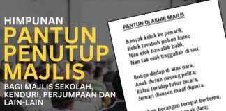 Himpunan Pantun Penutup Majlis Ringkas dan Mudah