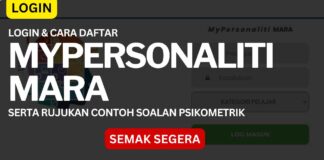 Penerangan dan Login MyPersonaliti MARA Bagi Permohonan Pinjaman Pendidikan MARA MyPersonaliti MARA