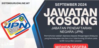 Pengambilan Jawatan JPN September 2024 Pengambilan Jawatan JPN September 2024