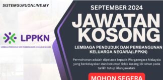 Pengambilan Jawatan LPPKN September 2024 Pengambilan Jawatan LPPKN September 2024