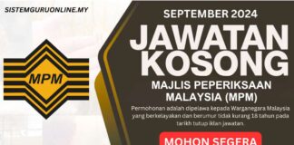 Pengambilan Jawatan MPM September 2024 Pengambilan Jawatan MPM September 2024