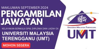 Jawatan UMT September 2024