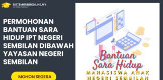 Permohonan Bantuan Sara Hidup IPT Negeri Sembilan Dibawah Yayasan Negeri Sembilan