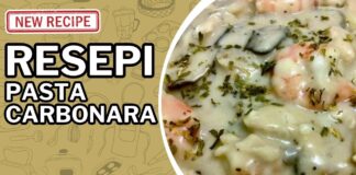 Resepi Pasta Carbonara Viral Mudah Guna Beberapa Bahan