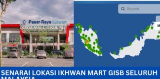 Senarai Lokasi Ikhwan Mart GISB Seluruh Malaysia