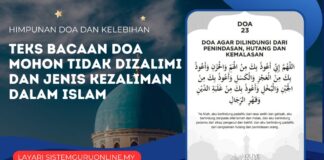 Teks Bacaan Doa Mohon Tidak Dizalimi dan Jenis Kezaliman Dalam Islam
