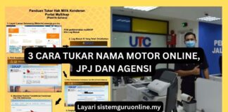 3 Cara Tukar Nama Motor Online, JPJ dan Agensi 3 Cara Tukar Nama Motor Online, JPJ dan Agensi