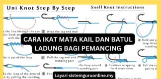 3 Cara Ikat Mata Kail dan Batul Ladung Bagi Pemancing Cara Ikat Mata Kail dan Batul Ladung Bagi Pemancing