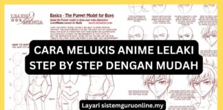 Cara Melukis Anime Lelaki Step by Step Dengan Mudah