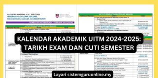 Kalendar Akademik UiTM 2024-2025: Tarikh Exam dan Cuti Semester Kalendar Akademik UiTM 2024-2025: Tarikh Exam dan Cuti Semester