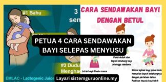 Petua 4 Cara Sendawakan Bayi Selepas Menyusu