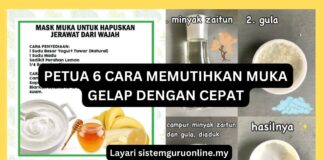 Petua 6 Cara Memutihkan Muka Gelap Dengan Cepat Petua 6 Cara Memutihkan Muka Gelap Dengan Cepat