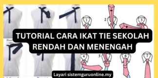 Tutorial Cara Ikat Tie Sekolah Rendah dan Menengah