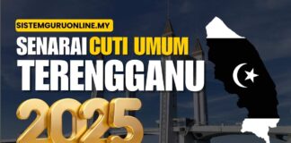 Cuti Umum Terengganu 2025