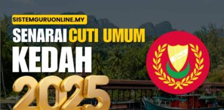 Senarai Tarikh Cuti Umum Kedah 2025 Terkini Cuti umum Kedah 2025