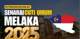 Cuti umum Melaka 2025