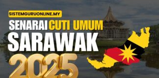 Cuti umum Sarawak 2025