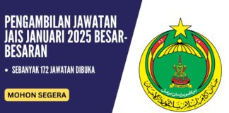 Pengambilan Jawatan JAIS Januari 2025 Besar-Besaran Pengambilan Jawatan JAIS Januari 2025 Besar-Besaran