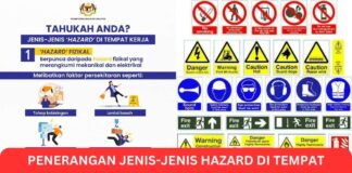 Penerangan Jenis-Jenis Hazard di Tempat Kerja