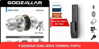 4 Senarai dan Jenis Tombol Pintu Rumah Terbaik dan Ideal 4 Senarai dan Jenis Tombol Pintu Rumah Terbaik dan Ideal