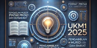 Ujian Saringan UKM1: Pengambilan Murid Pintar dan Berbakat UKM1 2025 Murid Pintar dan Berbakat UKM1