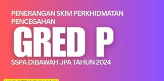 Penerangan Skim Perkhidmatan Pencegahan Gred P SSPA Dibawah JPA Tahun 2024